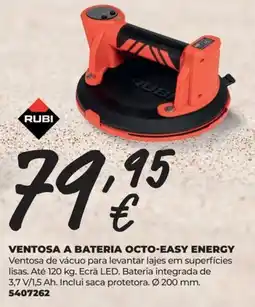 BigMat Ventosa a bateria octo-easy energy promoção