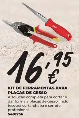 BigMat Kit de ferramentas para placas de gesso promoção