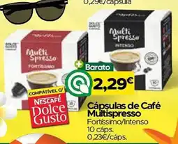 Supermercados Preços Baixos Cápsulas de Café Multispresso promoção