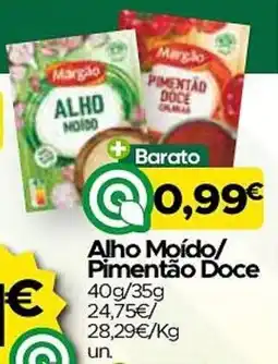 Supermercados Preços Baixos Alho Moído/ Pimentão Doce promoção