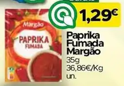 Supermercados Preços Baixos Paprika Fumada Margão promoção