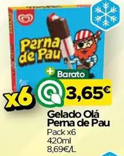 Supermercados Preços Baixos Gelado Olá Perna de Pau promoção
