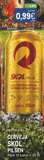Makro Cerveja skol pilsen promoção
