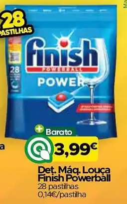 Supermercados Preços Baixos Det. Máq. Louça Finish Powerball promoção