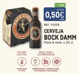 Makro Cerveja Bock Damm promoção