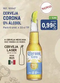 Makro Cerveja corona 0% álcool promoção