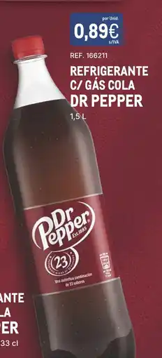Makro Dr Pepper c/ gás cola promoção
