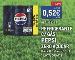 Makro Pepsi zero açúcar promoção