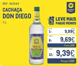 Makro Cachaça Don Diego promoção