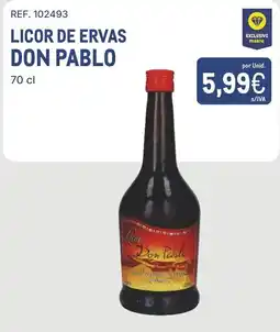 Makro licor de ervas don pablo promoção