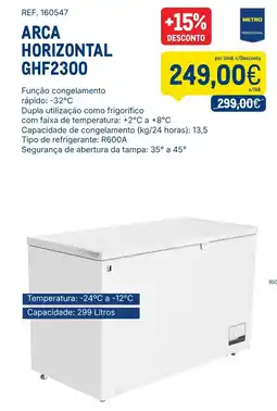 Makro Arca horizontal ghf2300 promoção