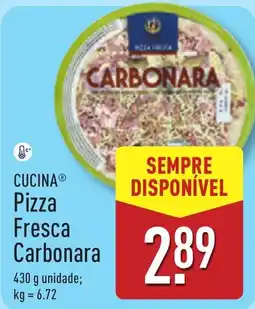 ALDI CUCINA Pizza Fresca Carbonara promoção
