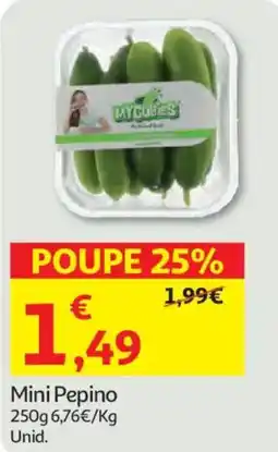 Auchan Mini Pepino promoção