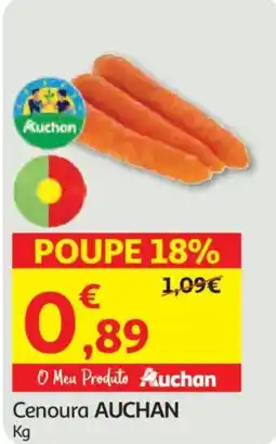 Auchan Cenoura AUCHAN promoção