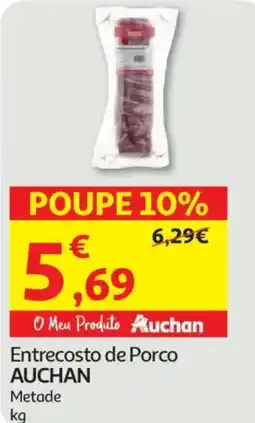 Auchan Entrecosto de Porco Auchan promoção