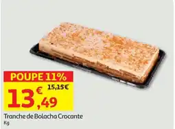 Auchan Tranche de Bolacha Crocante promoção