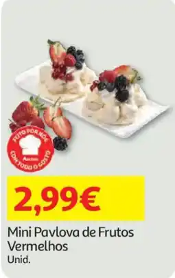 Auchan Mini Pavlova de Frutos Vermelhos promoção