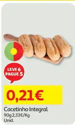 Auchan Cacetinho Integral promoção