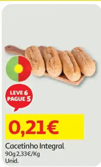 Auchan Cacetinho Integral promoção