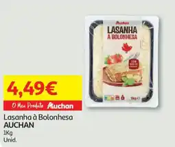 Auchan Lasanha à Bolonhesa Auchan promoção