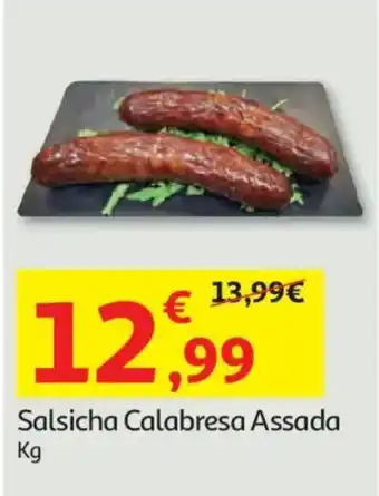 Auchan Salsicha Calabresa Assada promoção
