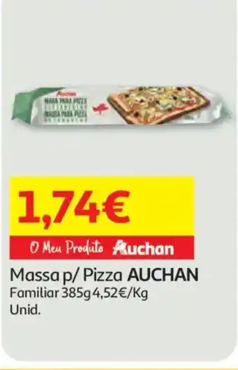 Auchan Massa p/ Pizza Auchan promoção