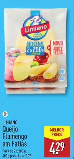 ALDI LIMIANO Queijo Flamengo em Fatias promoção