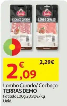 Auchan Lombo Curado/Cachaço Terras Demo promoção
