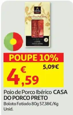 Auchan Paio de Porco Ibérico Casa do Porco Preto promoção