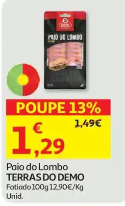 Auchan Paio do lombo terras do demo promoção