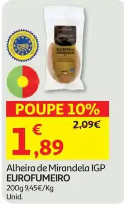 Auchan Alheira de Mirandela IGP EUROFUMEIRO promoção