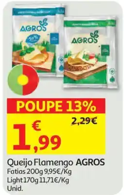 Auchan Queijo Flamengo AGROS promoção