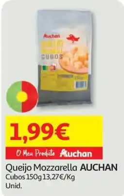 Auchan Queijo Mozzarella Auchan promoção