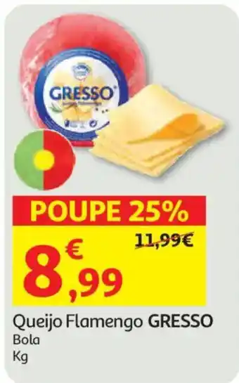 Auchan Queijo Flamengo GRESSO promoção