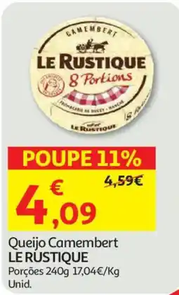 Auchan Queijo Camembert Le Rustique promoção