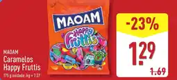 ALDI MAOAM Caramelos Happy Fruttis promoção