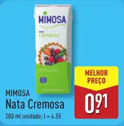 ALDI MIMOSA Nata Cremosa promoção