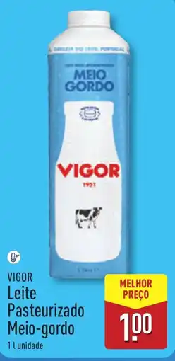 ALDI VIGOR Leite Pasteurizado Meio-gordo promoção