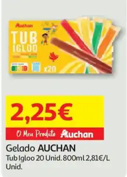 Auchan Gelado AUCHAN Tub Igloo 20 Unid. promoção