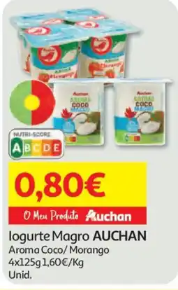 Auchan Iogurte Magro AUCHAN promoção