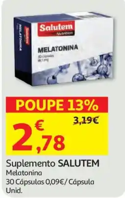Auchan Suplemento salutem melatonina promoção
