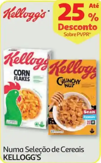 Auchan Numa Seleção de Cereais Kellogg's promoção