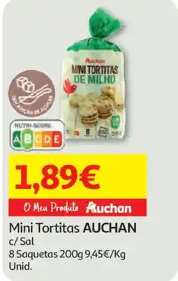 Auchan Mini Tortitas Auchan c/ Sal promoção