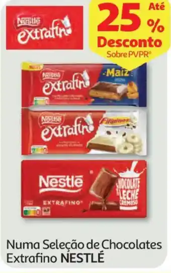 Auchan Numa Seleção de Chocolates Extrafino NESTLÉ promoção