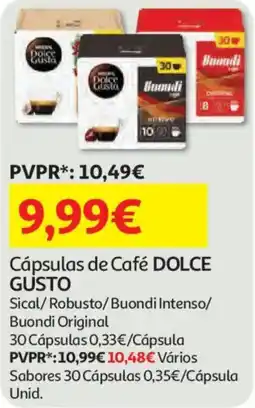 Auchan Cápsulas de Café Dolce Gusto promoção