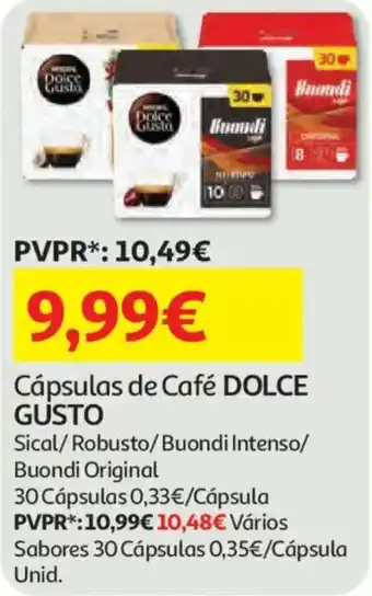 Auchan Cápsulas de Café Dolce Gusto promoção
