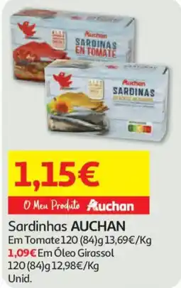 Auchan Sardinas auchan promoção