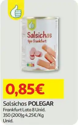 Auchan Salsichas POLEGAR promoção