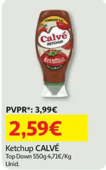 Auchan Ketchup calvé promoção