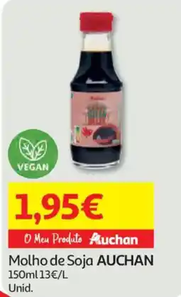 Auchan Molho de Soja Auchan promoção